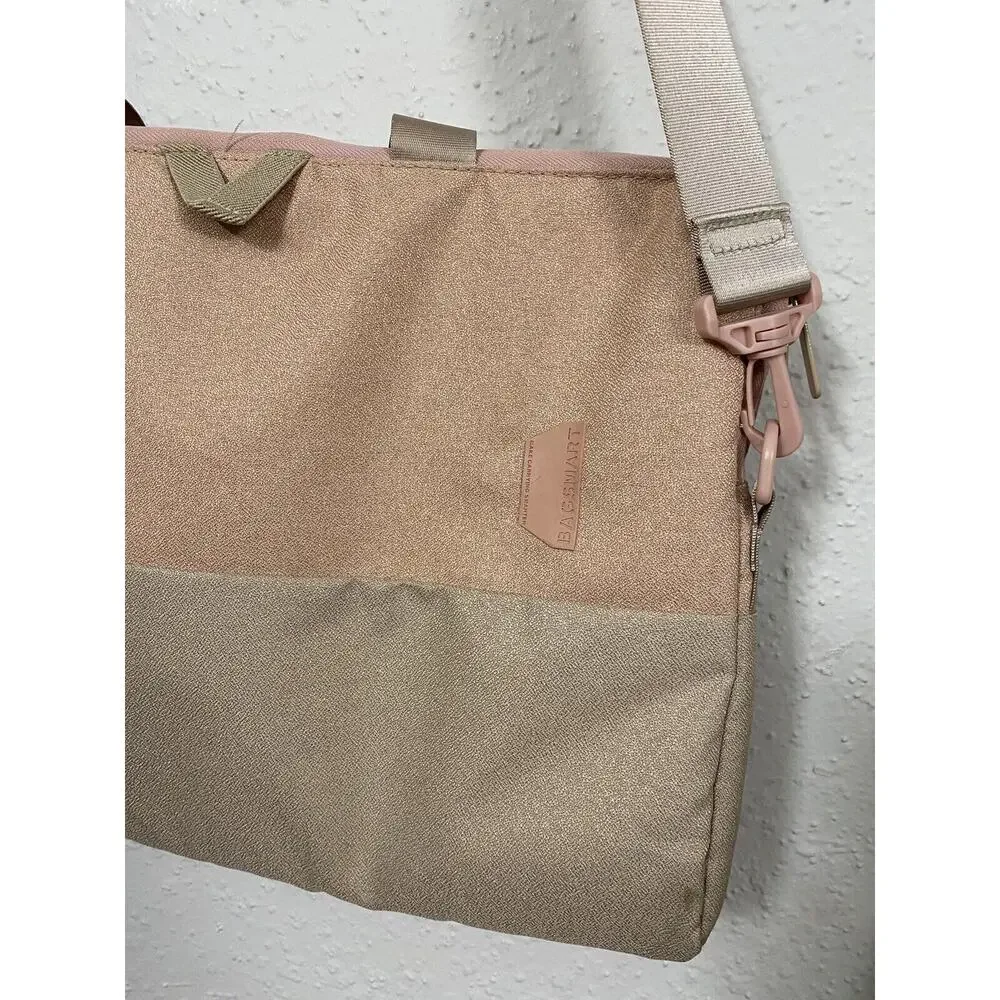 RARE BAGSMART Computer Laptop Bag Briefcase Shoulder Work Travel PINK 17